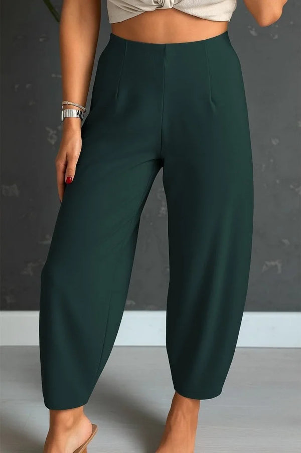 Kadın Yüksek Bel Krep Pantolon